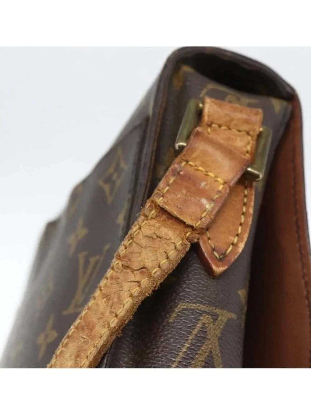 Authentic LOUIS VUITTON Monogram Saint Cloud GM Shoulder Bag M51242 LV